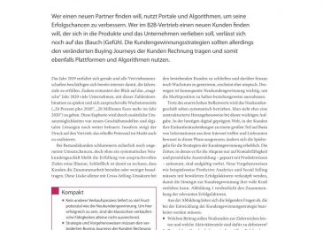 Cover Alle elf Minuten einen neuen Kunden - Sales Excellence